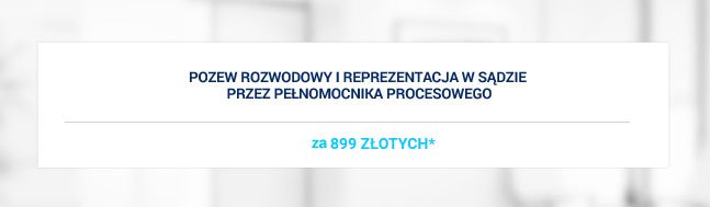 eRozwód z pełnomocnikiem procesowym
